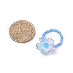 4Pcs Glass Finger Rings&nbsp;RJEW-TA00213