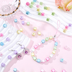 200Pcs Opaque ABS Plastic Beads&nbsp;MACR-SC0002-62