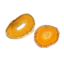 Dyed & Heated Natural Agate Slice Big Pendants&nbsp;GG-CBAAF67-02H