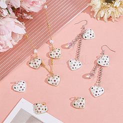 10Pcs 2 Colors Eco-Friendly Brass Micro Pave Cubic Zirconia Pendants&nbsp;KK-GA0002-54