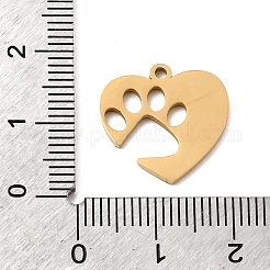 304 Stainless Steel Pendants&nbsp;STAS-A146-02G