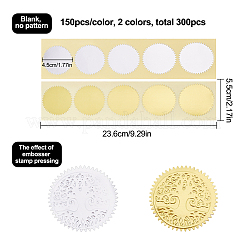 300Pcs 2 Colors DIY Scrapbook Paper Stickers&nbsp;DIY-CP0005-77