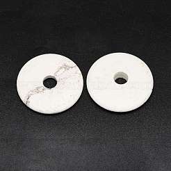 Donut Natural Howlite Pendants&nbsp;G-H268-E01-A