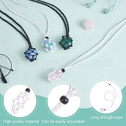 Adjustable Braided Nylon Cord Macrame Pouch Necklace Making&nbsp;AJEW-SW00015-02