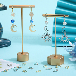 24 Pairs 2 Colors Brass Earring Hooks&nbsp;KK-SP0001-41