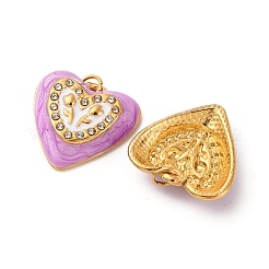 304 Stainless Steel Enamel Pendants&nbsp;STAS-U061-42G-01