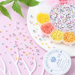 DIY Candy Color Stretch Bracelet Making Kit&nbsp;DIY-FS0003-41