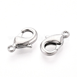 Brass Lobster Claw Clasps&nbsp;KK-YW0004-01B-P