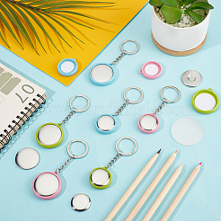60Pcs 6 Styles DIY Keychain Making Kits&nbsp;DIY-OC0014-83