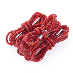 4Pcs Rhinestone Round Cord Shoelace&nbsp;FIND-TA0010-44P-02