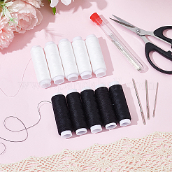 10Rolls 2 Colors Polyester Sewing Thread&nbsp;DIY-CY0003-32