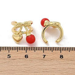 Brass Cuff Earrings&nbsp;EJEW-Q045-03G