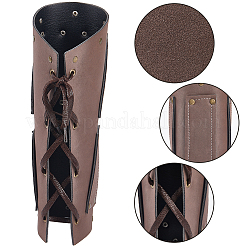 PU Imitation Leather Punk Style Cuff Wristband for Bikers&nbsp;AJEW-WH0430-68A