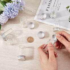Clear Glass Bottles Bead Containers&nbsp;CON-SC0001-11S-02