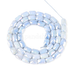 Anti-Tarnish Electroplate Glass Beads Strands&nbsp;GLAA-T025-29A