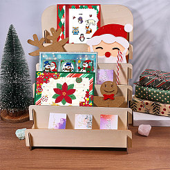 5-Tier Wood Display Risers&nbsp;ODIS-WH0038-242