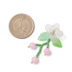 Glass Beaded Pendants&nbsp;PALLOY-MZ01156-01
