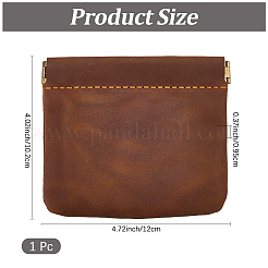 Vintage Leather Shrapnel Coin Pouches&nbsp;AJEW-WH20020-450B