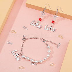24Pcs 2 Colors 304 Stainless Steel Charms&nbsp;STAS-UN0028-78