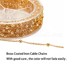 Brass Coated Iron Cable Chains Set&nbsp;CH-SC0001-01G