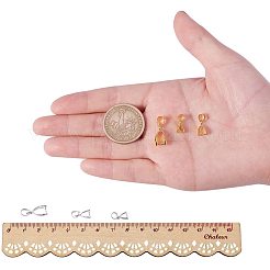 Brass Ice Pick Pinch Bails&nbsp;KK-PH0034-03
