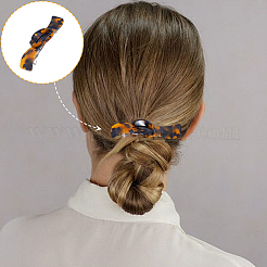6Pcs 6 Styles Acetic Acid and Iron Snap Hair Clips&nbsp;PHAR-GA0001-02