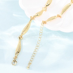 Women's Brass Necklaces&nbsp;NJEW-Z113-01G