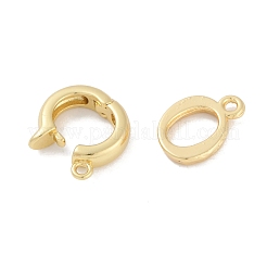 Rack Plating Brass Fold Over Clasps&nbsp;KK-A224-27A-G