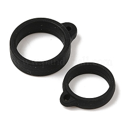 60Pcs 6 Styles Silicone Pendant&nbsp;SIL-GF0001-47