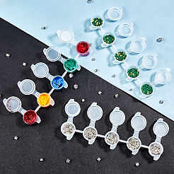 Plastic Paint Pots Strips&nbsp;DIY-PH0027-10