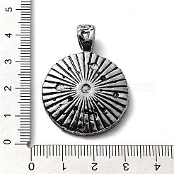 Tibetan Style Alloy Pendants&nbsp;TIBE-L012-044AS-01