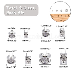 304 Stainless Steel Beads Rhinestone Settings&nbsp;STAS-UN0008-49P