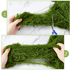 Polyester Artificial Moss&nbsp;DIY-WH0589-75