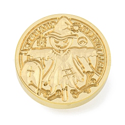 Halloween Series Wax Seal Brass Stamp Heads&nbsp;AJEW-M039-01K