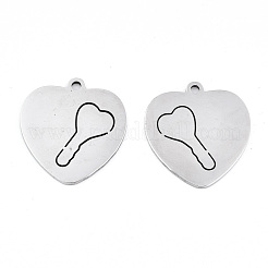 Non-Tarnish 201 Stainless Steel Pendants&nbsp;STAS-S081-070