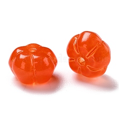 Autumn Theme Transparent Glass Beads&nbsp;GLAA-P049-A06