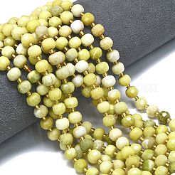 Natural Butter Jade Beads Strands&nbsp;G-K389-E38-01
