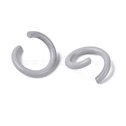 Spray Painted Iron Open Jump Rings&nbsp;IFIN-T017-04B-29