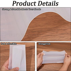 2Pcs Transparent Silicone Mat&nbsp;AJEW-CP0009-87