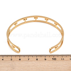 304 Stainless Steel Cuff Bangles for Women&nbsp;BJEW-S181-02G-A
