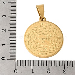 Ion Plating(IP) 304 Stainless Steel Pendants&nbsp;STAS-C103-31G
