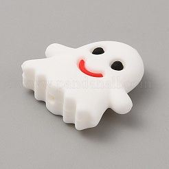 Ghost Food Grade Silicone Beads&nbsp;SIL-WH0002-77A