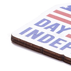 Independence Day Density Board Wooden Wall Ornament Doorplate Pendants&nbsp;HJEW-C004-07