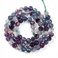 Natural Rainbow Fluorite Beads Strands&nbsp;G-T140-22A