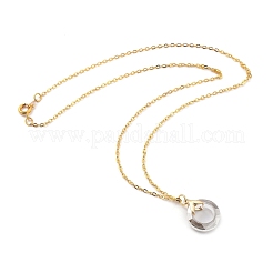 Glass Pendant Necklaces&nbsp;NJEW-JN03039-01