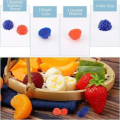 240pcs 2 Colors PVC Raspberry&nbsp;DJEW-OC0001-20