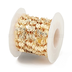Brass Flat Round Link Chains&nbsp;CHC-M025-32G