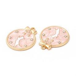 Alloy Enamel Pendants&nbsp;ENAM-C005-31G-01