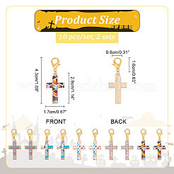 Religion Theme Cross Stitch Markers&nbsp;HJEW-AB00186