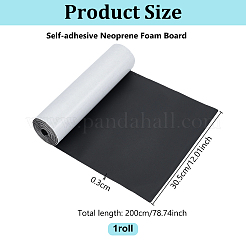 Self-adhesive Neoprene Foam Board&nbsp;DIY-WH0349-562B